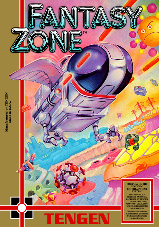 Fantasy Zone (Usa) (Tengen Unlicensed) Nes Print Poster