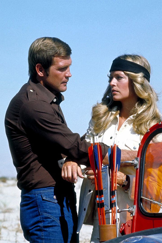 Farrah Fawcett And Lee Majors In The Six Million Dollar Man Jigsaw Puzzle