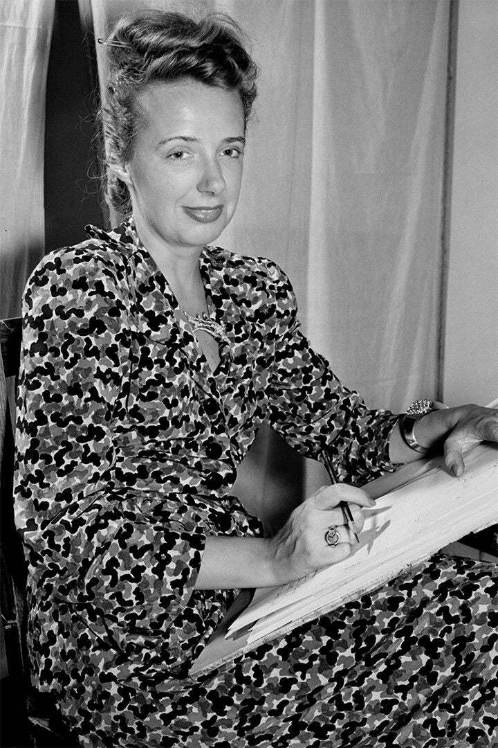 Fashion Designer Claire Mccardell Sketching Jigsaw Puzzle
