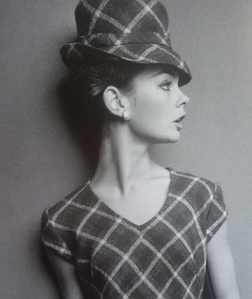 Fashion Model Actress Jean Shrimpton Publicity Picture Magnet Print 5 X 7