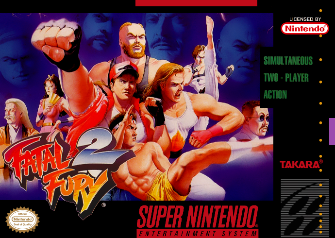 Fatal Fury 2 (Usa) Snes Print Poster