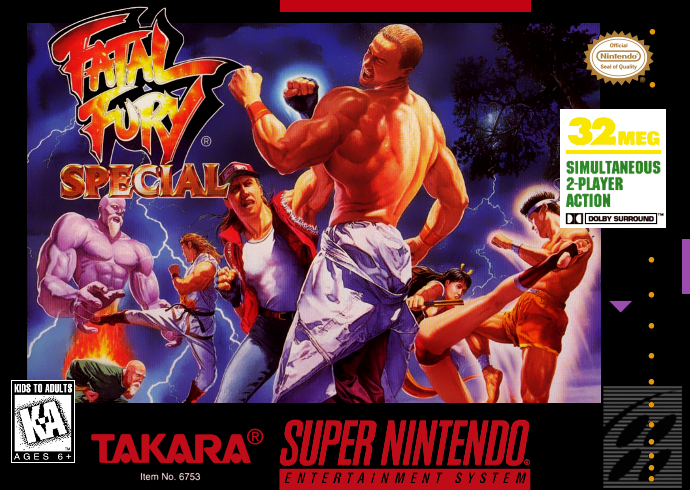 Fatal Fury Special (Usa) Snes Print Poster
