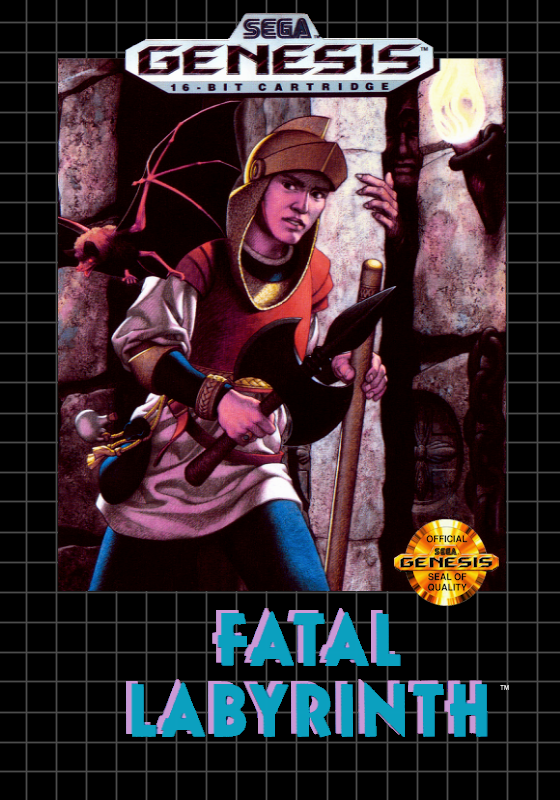 Fatal Labyrinth (Usa) Genesis Print Poster