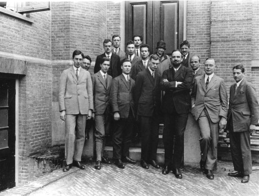 Father Of Atomic Bomb Oppenheimer Heike Kamerlingh Onnes Lab Staff Picture Keychain
