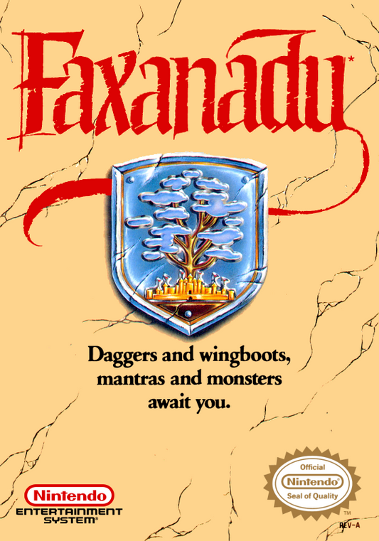 Faxanadu (Usa) Nes Print Poster