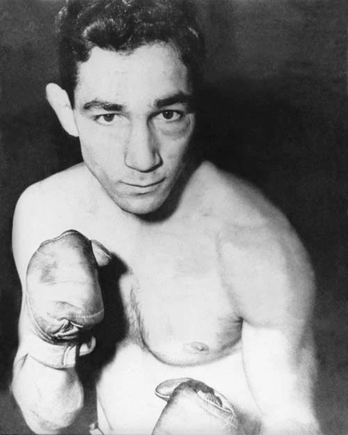 Featherweight Champion Willie Pep Glossy Photo Boxing Pose Print Poster