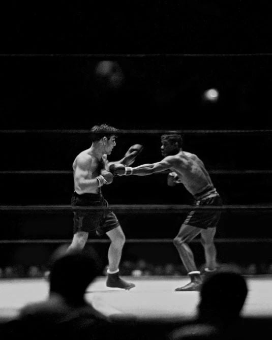Featherweight Kid Chocolate Vs Lew Feldman Glossy Boxing Magnet Magnet