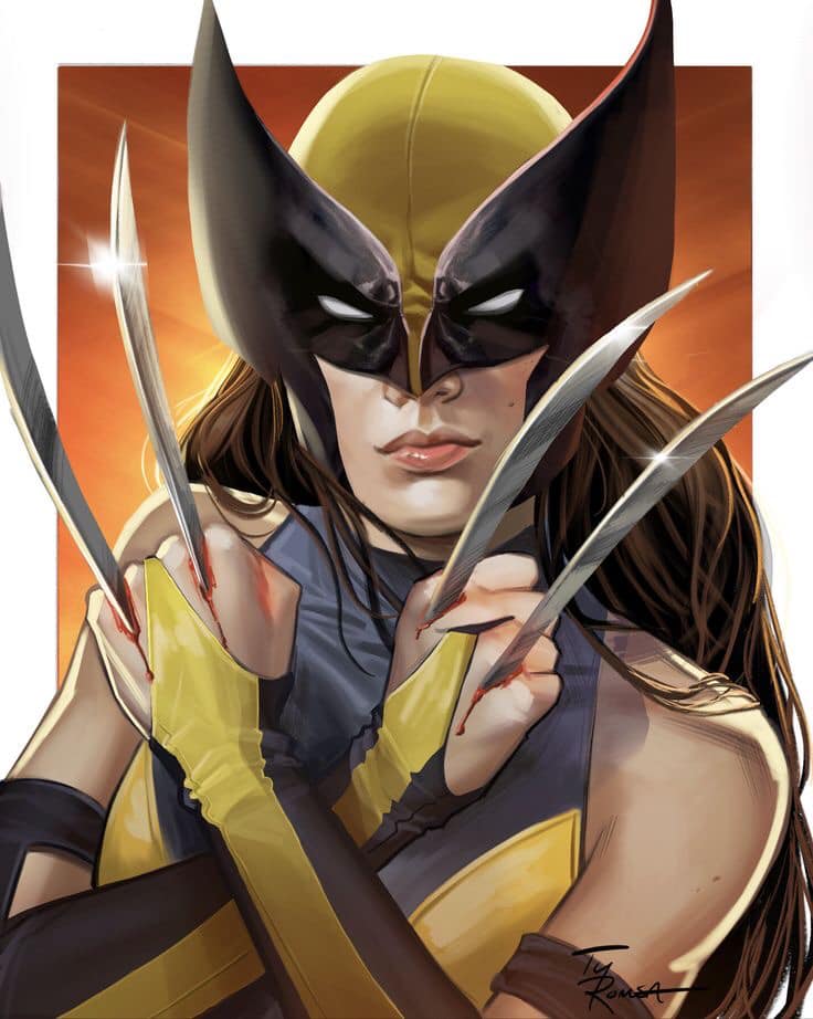 Female Superhero With Claws Print Poster
