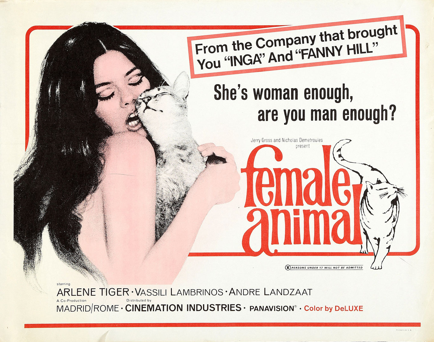 Female Animal 02 Movie Magnet