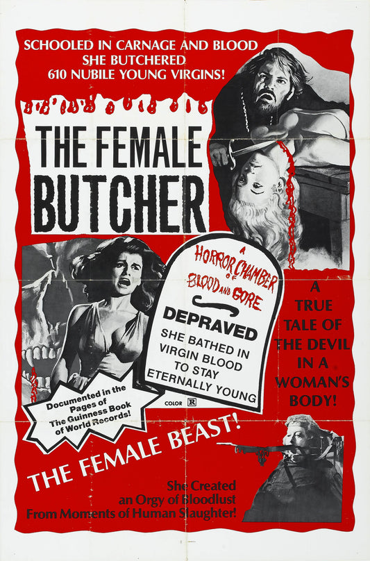 Female Butcher 1975 01 Movie Magnet
