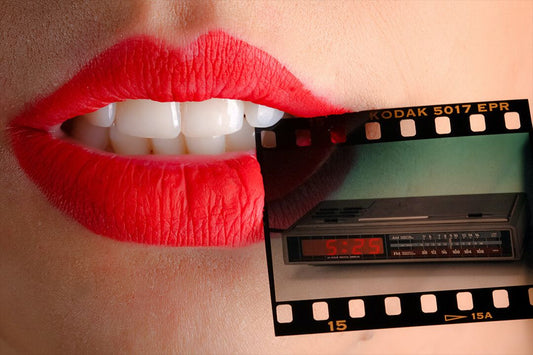 Female Face Sexy Mouth Color Slide Film Art Wall Decor Jigsaw Puzzle
