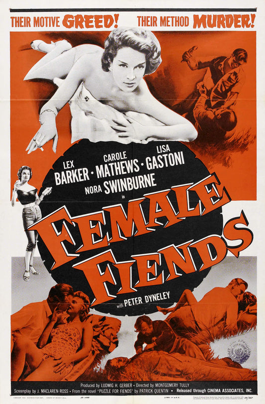Female Fiends 01 Movie Magnet