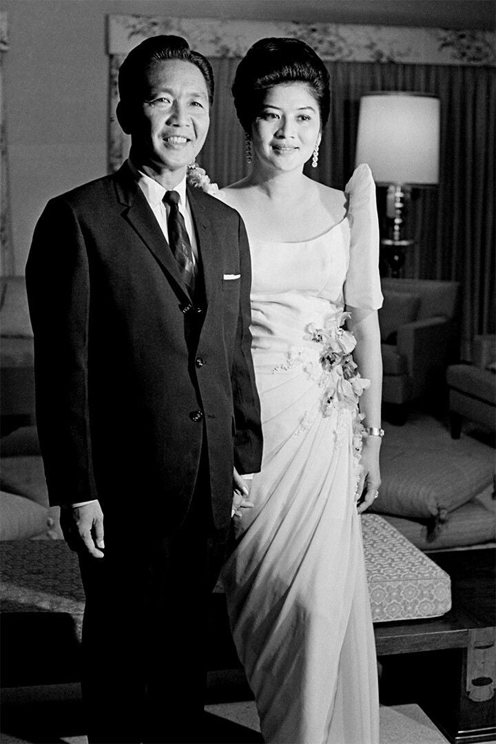 Ferdinand Marcos And Imelda Marcos Print Jigsaw Puzzle