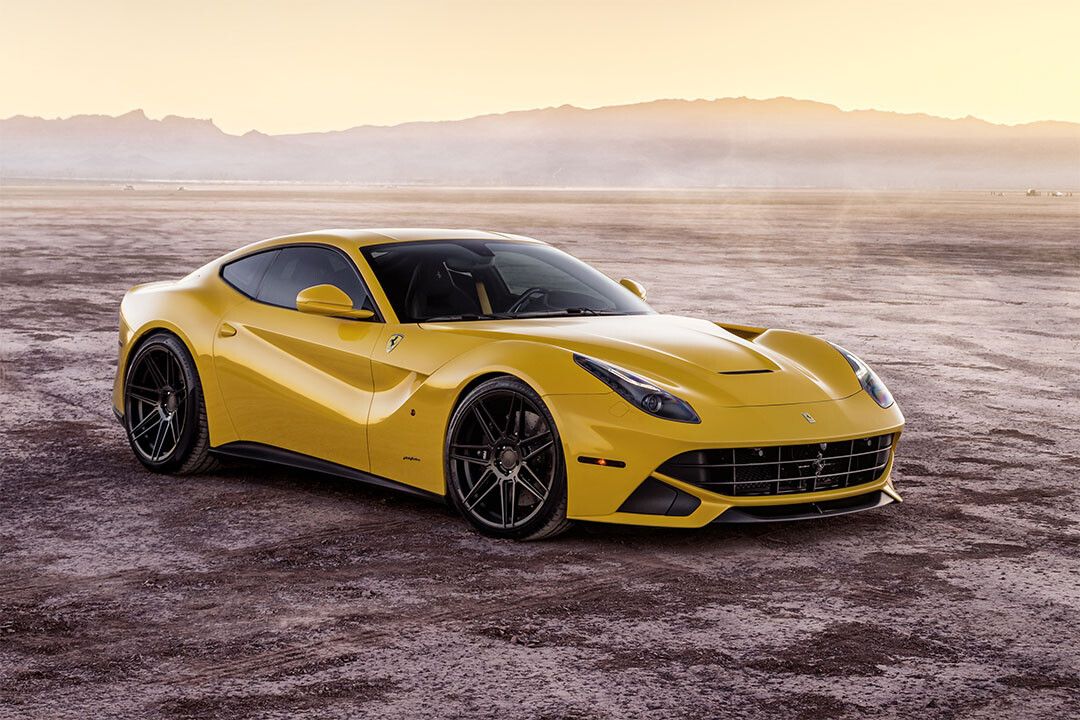 Ferrada Sema Yellow Ferrari F12 Luxury Car Jigsaw Puzzle