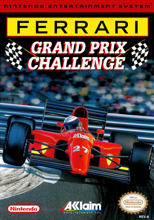 Ferrari Grand Prix Challenge (Usa) Nes Print Poster