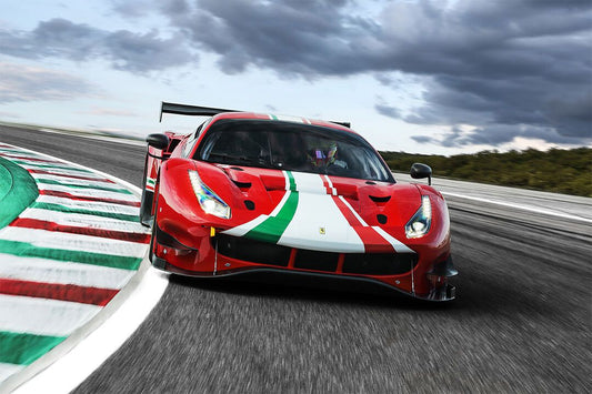 Ferrari 488 Gt3 Evo Race Track Driving Home Decor Jigsaw Puzzle
