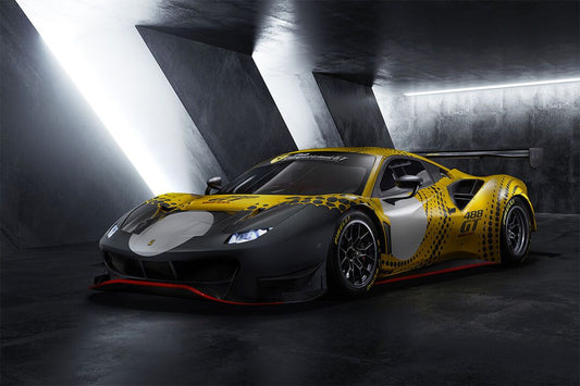 Ferrari 488 Gt Modificata Sporty Car Wall Indoor Jigsaw Puzzle