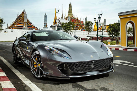 Ferrari 812 Gts Thailand Architecture Wall Indoor Decor Jigsaw Puzzle