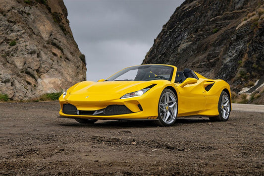 Ferrari F8 Spider Yellow Roadster Art Indoor Decor Jigsaw Puzzle