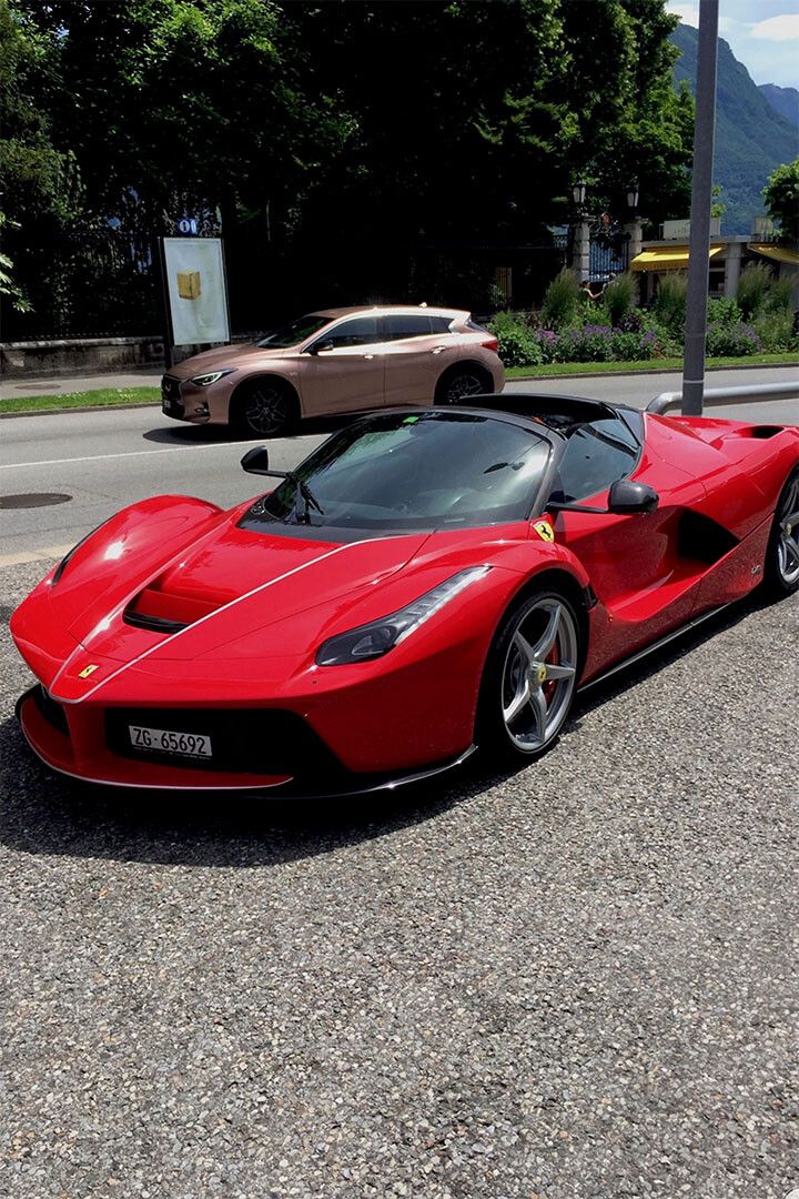 Ferrari La Ferrari Aperta Land Vehicle Landscape Wall Home Decor Jigsaw Puzzle
