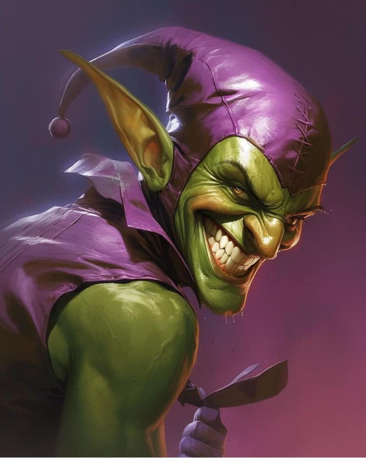 Fictional Character Goblin Smirking Print Poster