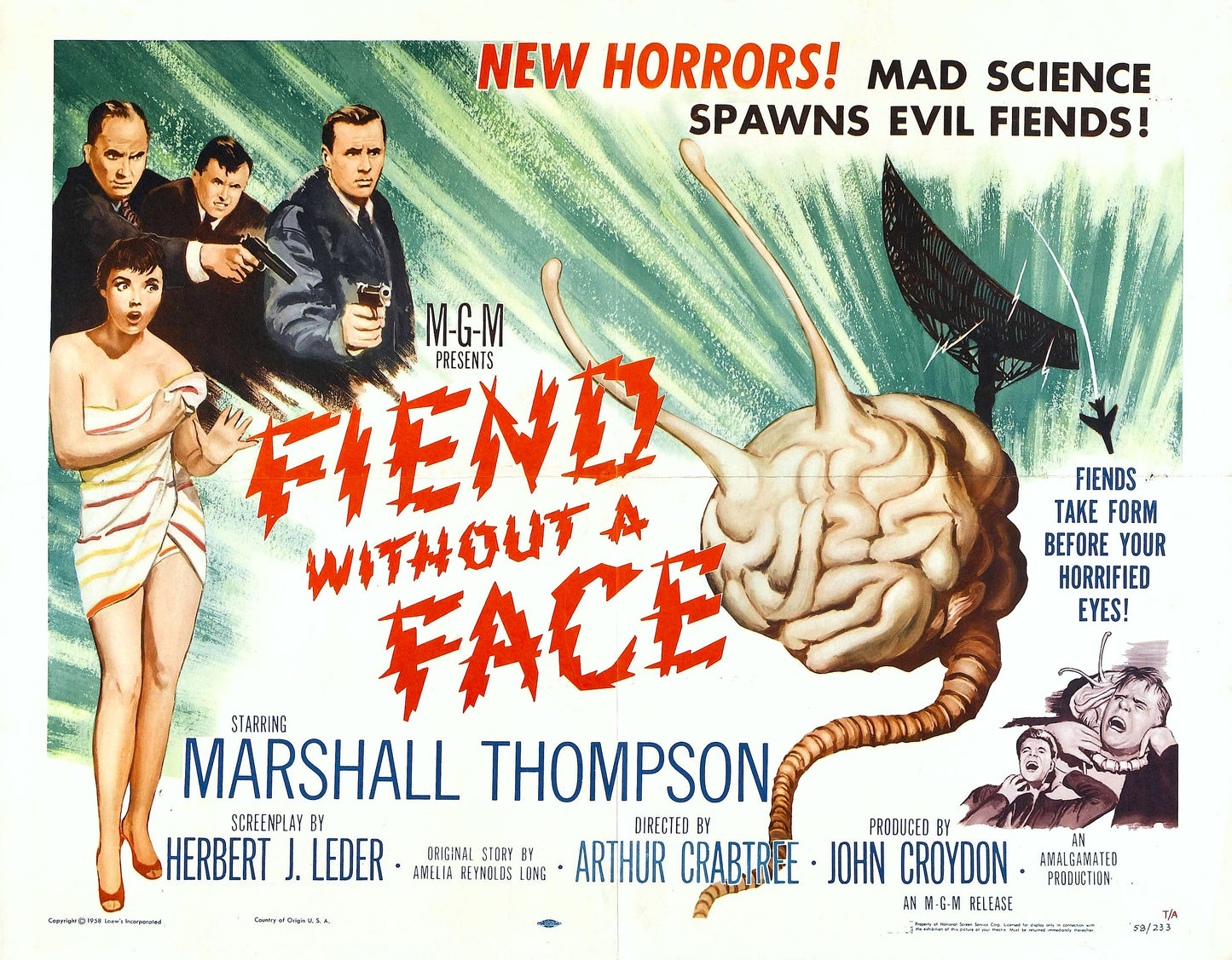 Fiend Without Face 02 Movie Magnet