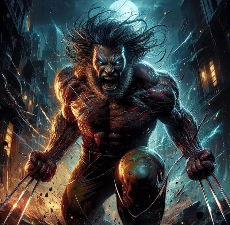 Fierce Hero Action Nightscape Jigsaw Puzzle