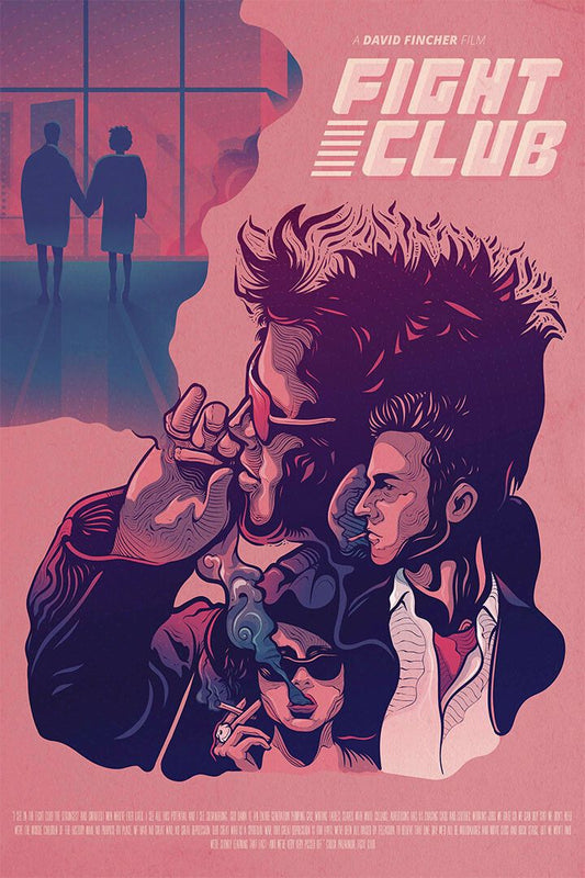 Fight Club Movie Vintage Drama Action Print Jigsaw Puzzle