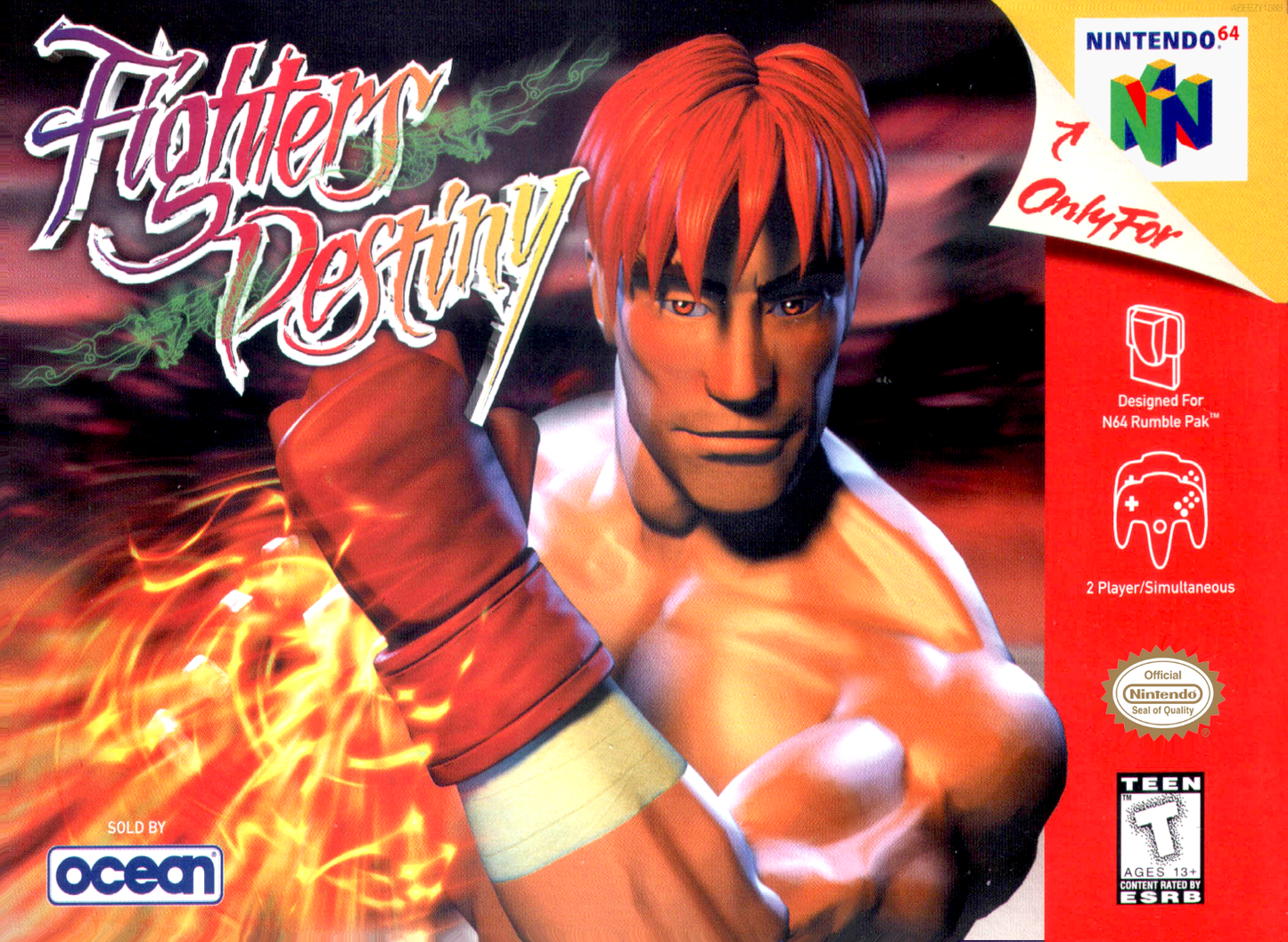 Fighters Destiny N64 Print Poster