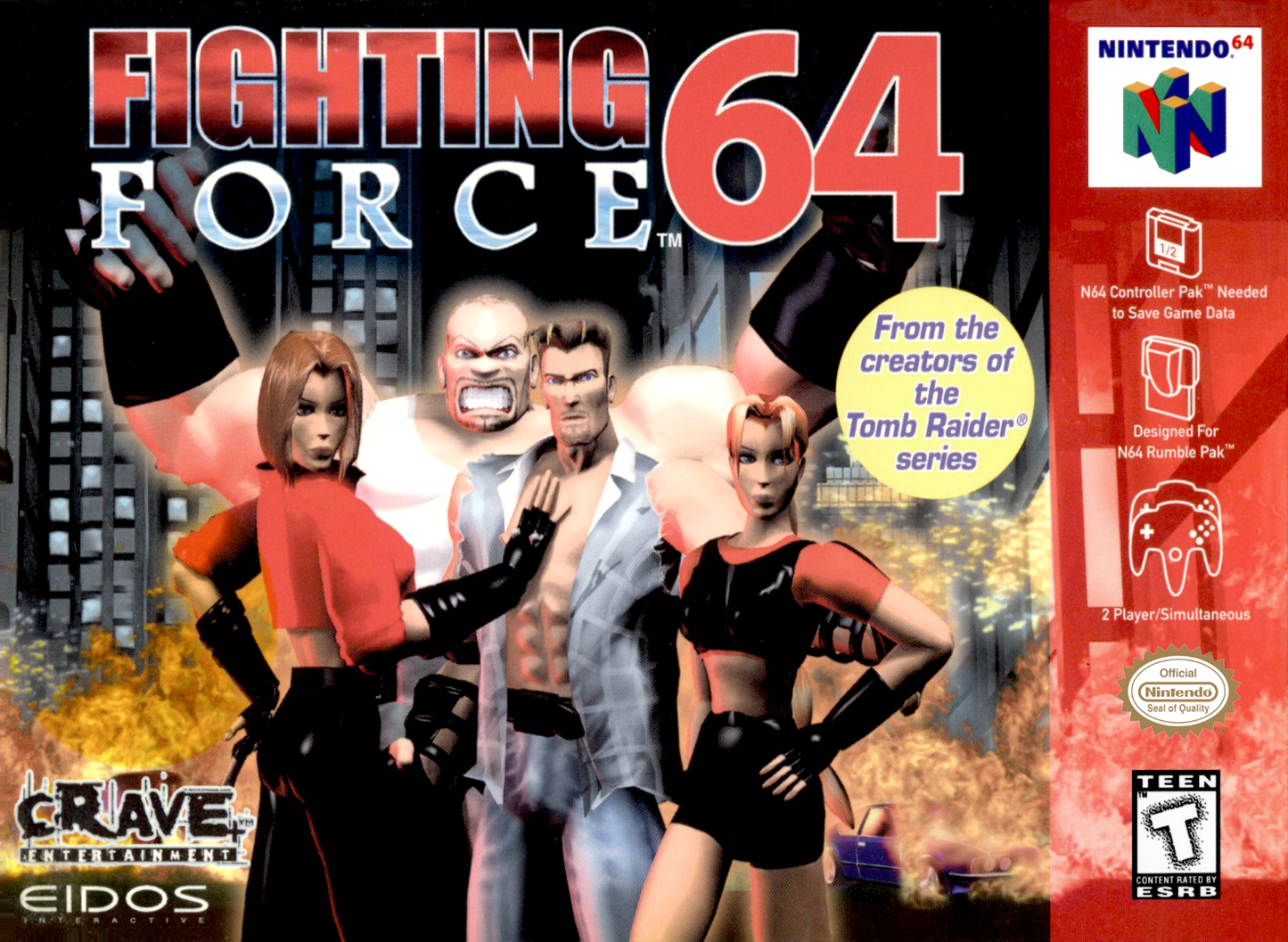 Fighting Force 64 N64 Print Poster