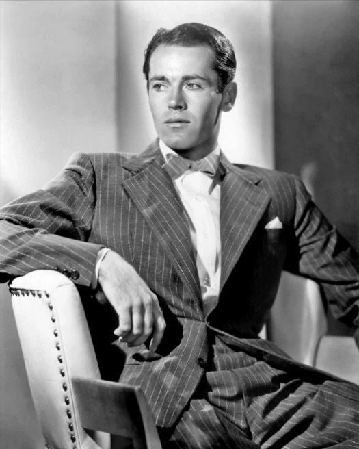 Film Actor Henry Fonda Glossy Keychain Hollywood Print Celebrity Keychain