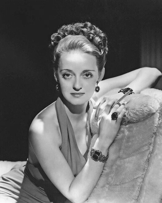 Film Actress Bette Davis Keychain Academy Award Winner Keychain Glossy Print 1