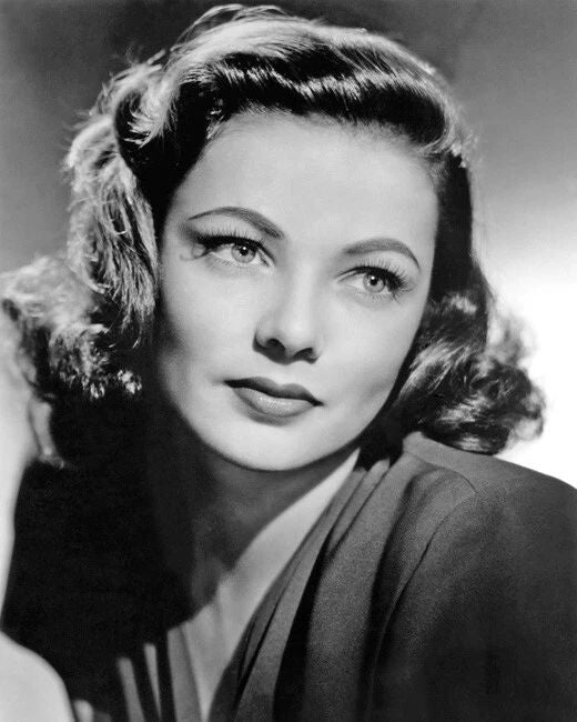 Film Actress Gene Tierney Glossy Photo Print Celebrity Poster Portrait 1