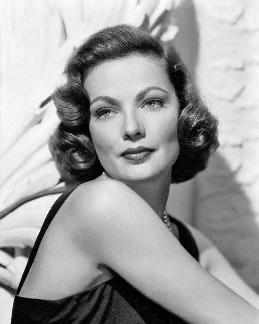 Film Actress Gene Tierney Glossy Magnet Print Celebrity Magnet Portrait 2