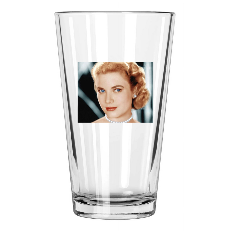 Film Actress Grace Kelly Photo Celebrity 1 Pint Beer Drinking Glass