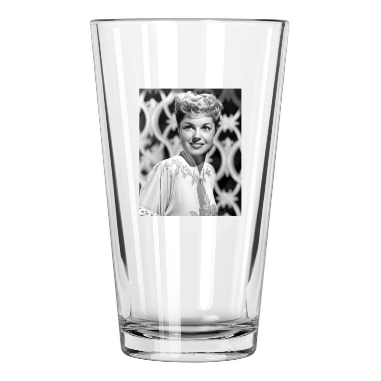 Film Actress Model Esther Williams Photo Portrait 1 Pint Beer Drinking Glass