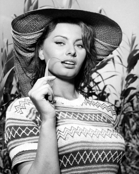Film Actress Sophia Loren Glossy Photo 'Women Of The River' Print Poster 1