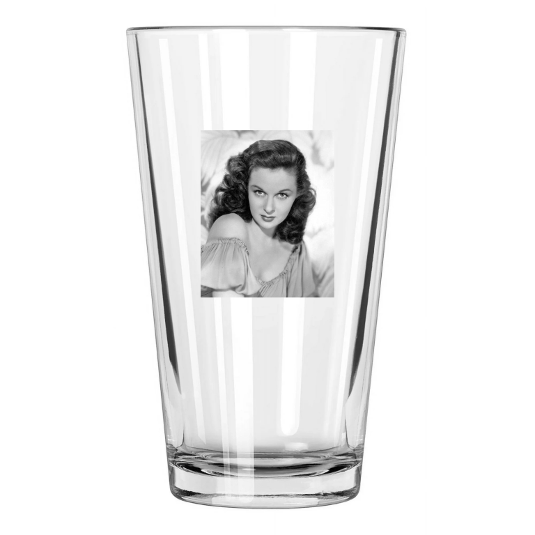 Film Actress Susan Hayward Photo Model Hollywood 1 Pint Beer Drinking Glass