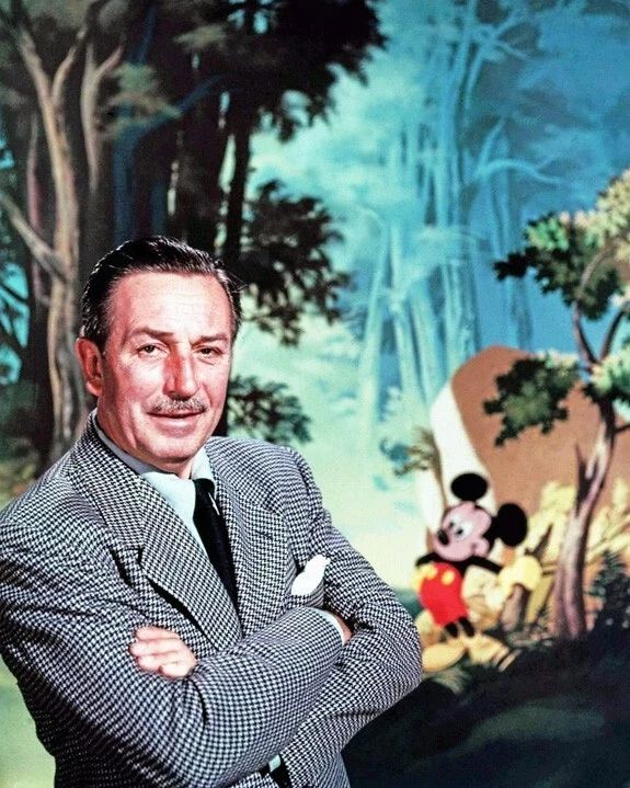 Film Producer Walter Walt Disney Glossy Photo Mickey Mouse Print Poster 2