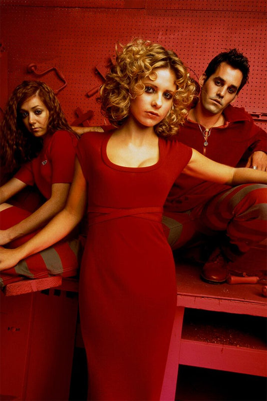 Film Series Buffy The Vampire Geller Red Dress Art Print Decor Jigsaw Puzzle