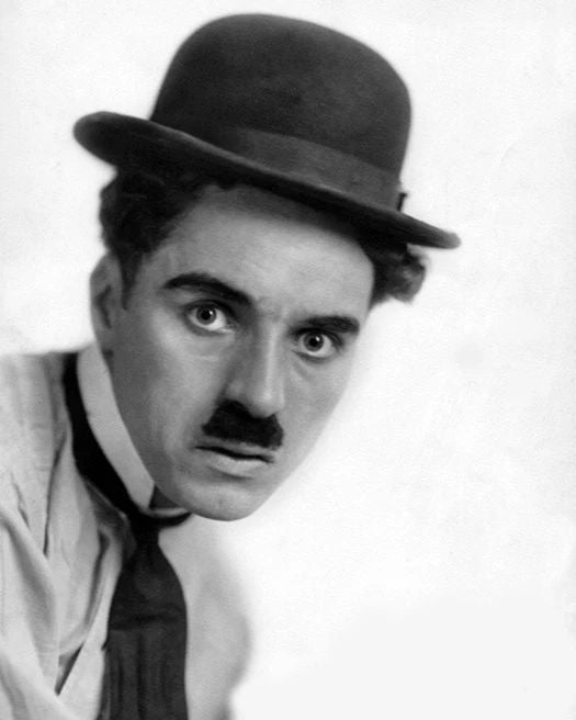 Film Silent Actor Charlie Chaplin 'The Tramp' Glossy Magnet Magnet