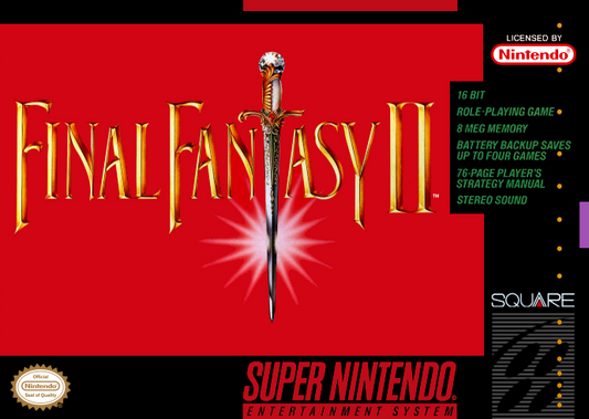 Final Fantasy Ii (Usa) Snes Print Poster