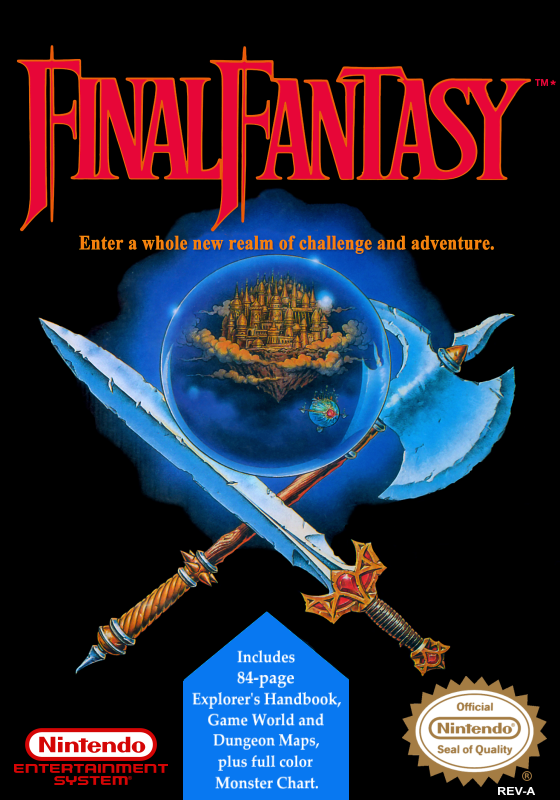 Final Fantasy (Usa) Nes Print Poster