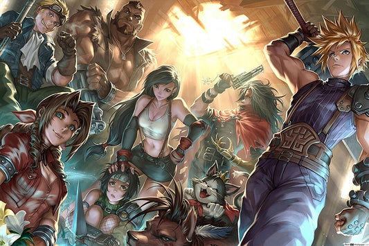 Final Fantasy Vii Remake Cloud Strife Game Jigsaw Puzzle