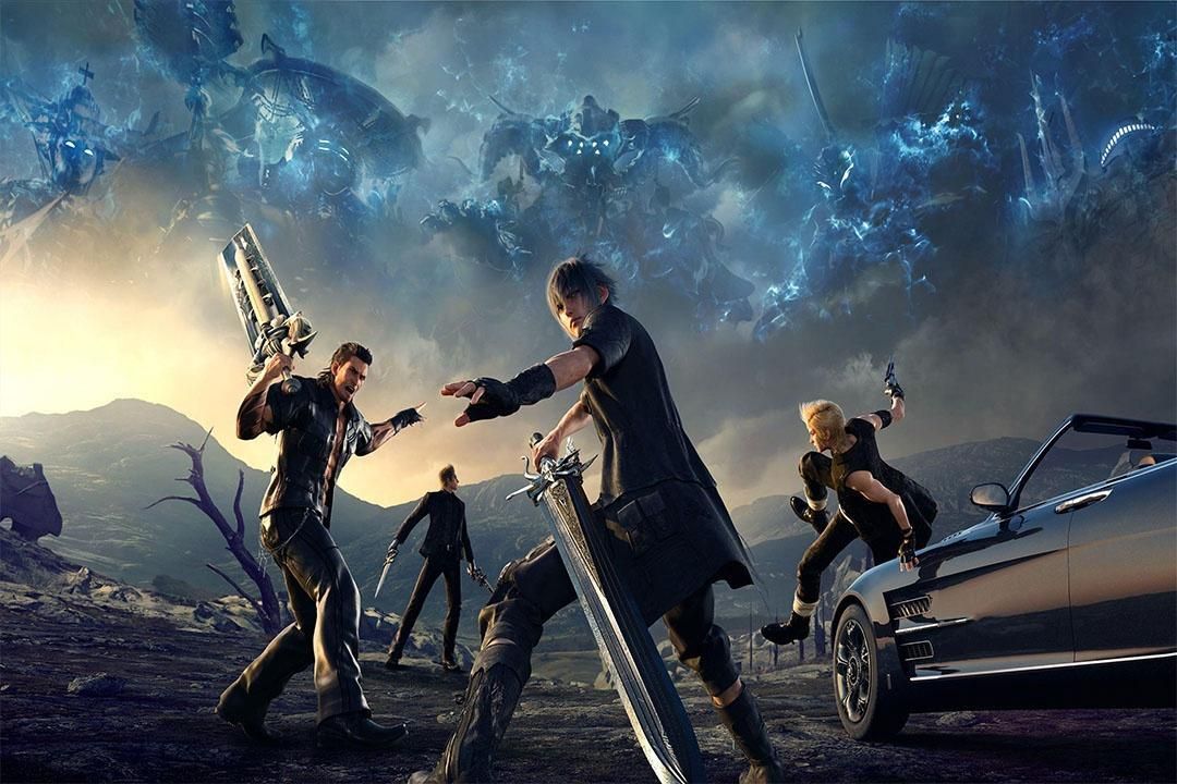 Final Fantasy Xv New Game Action Video Game Keychain