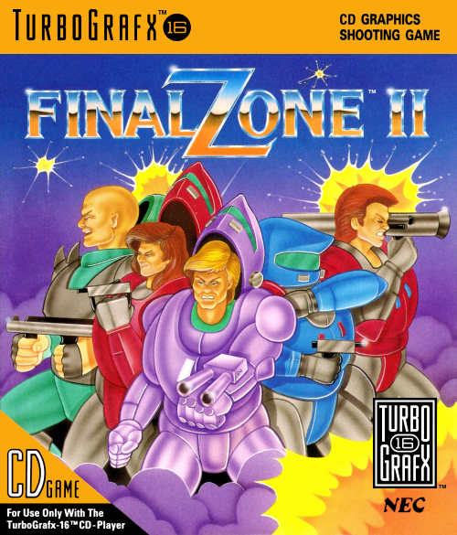 Final Zone Ii (Cd) Turbografx 16 Print Poster
