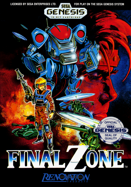Final Zone (Usa) Genesis Print Poster