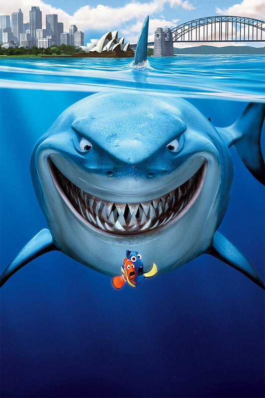 Finding Fish Bruce Shark Ocean Print Jigsaw Puzzle