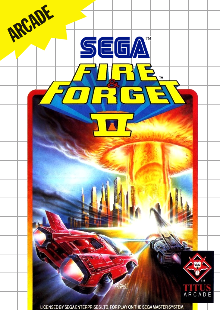 Fire & Forget Ii Sega Master System Print Poster