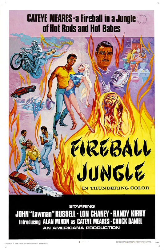 Fireball Jungle 01 Movie Magnet